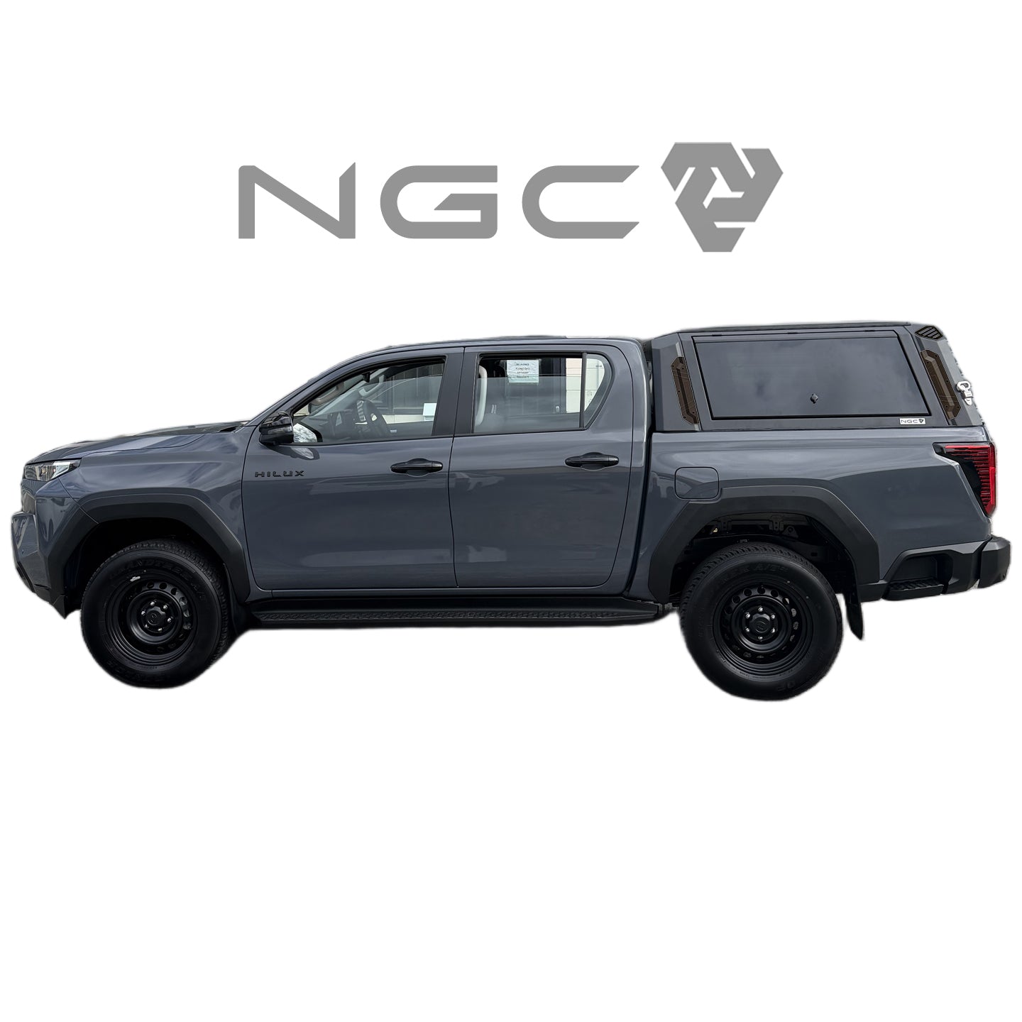 Isuzu D-Max NGC Aluminium UTE Canopy with 4 Glass Windows fits 2021 to 2026
