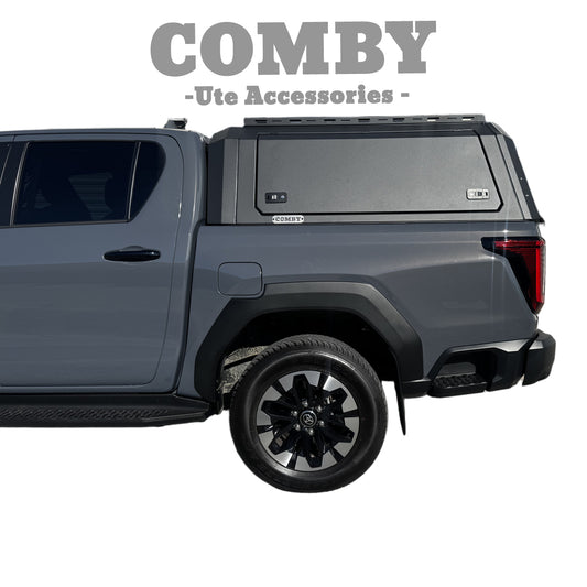 2026 Toyota Hilux COMBY V2 Aluminium UTE Canopy with All Solid Panels fits 2026+