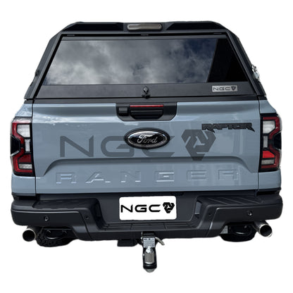 Isuzu D-Max NGC Aluminium UTE Canopy with 4 Glass Windows fits 2012-2020