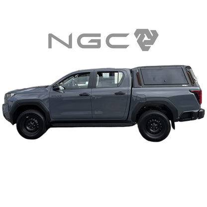 2026 Toyota Hilux NGC Aluminium UTE Canopy with 4 Glass Windows fits 2026+