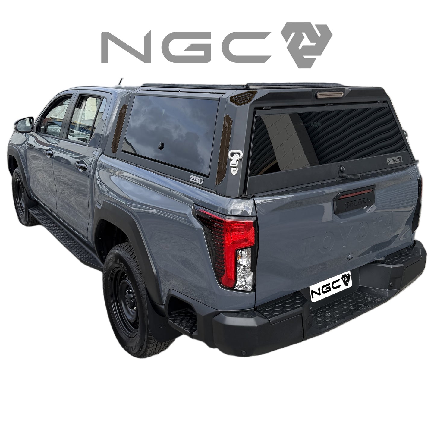 Isuzu D-Max NGC Aluminium UTE Canopy with 4 Glass Windows fits 2012-2020