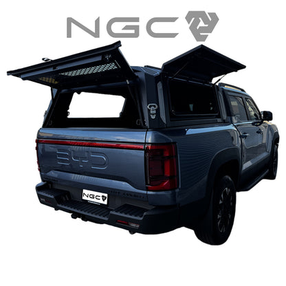 BYD Shark 6 Premium Aluminium UTE Canopy with Front & Rear Glass Windows fits 2024-2027 | NGC
