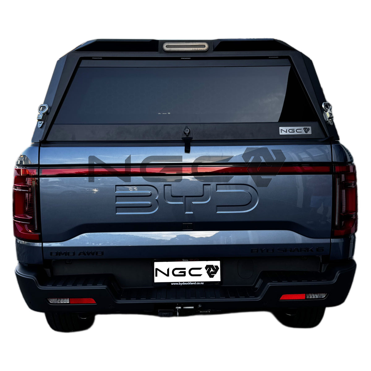 BYD Shark 6 Premium Aluminium UTE Canopy with Front & Rear Glass Windows fits 2024-2027 | NGC