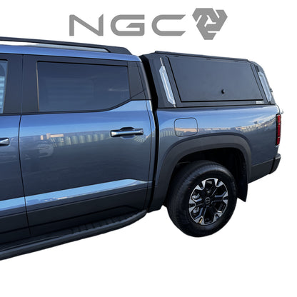BYD Shark 6 Premium Aluminium UTE Canopy with Front & Rear Glass Windows fits 2024-2027 | NGC