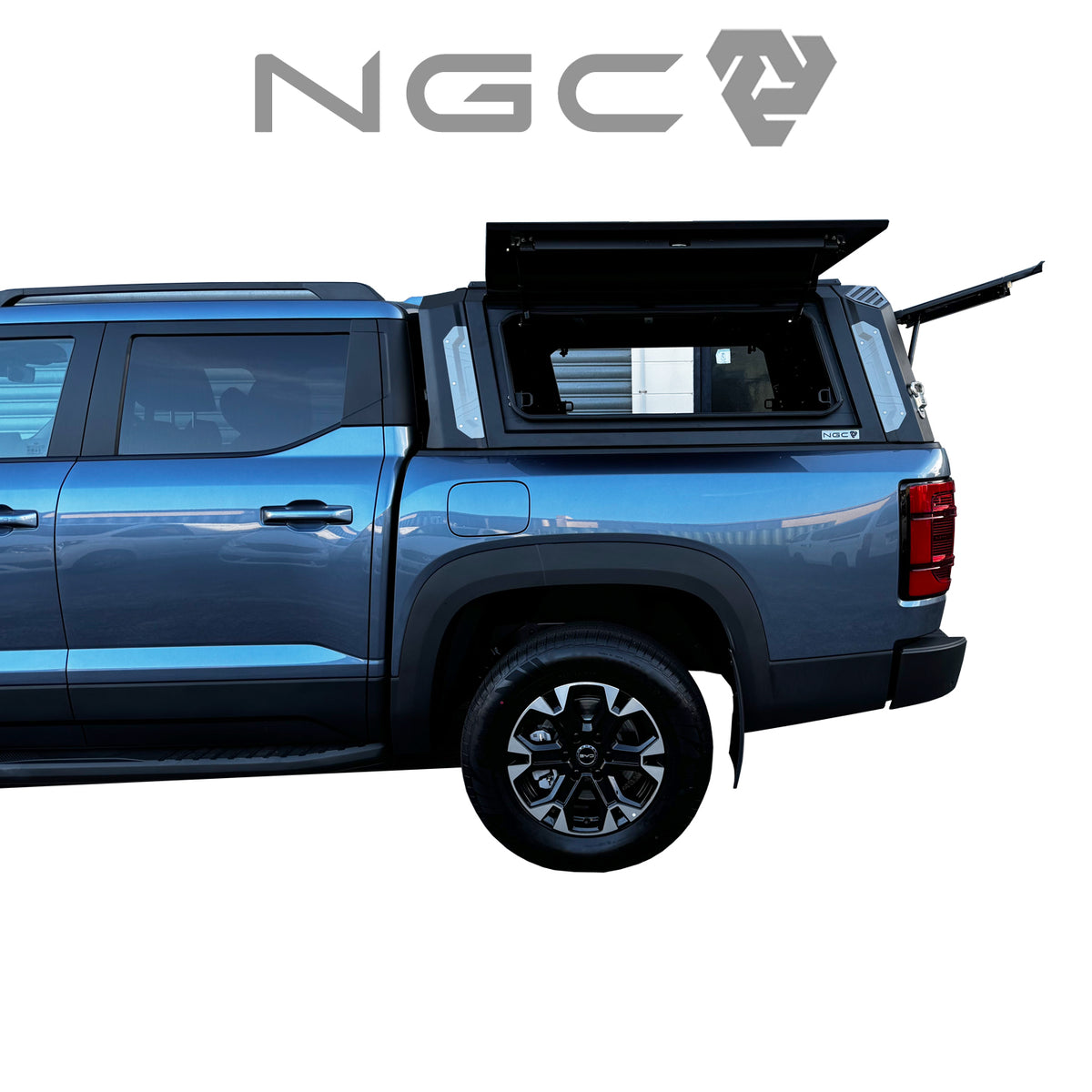 BYD Shark 6 Premium Aluminium UTE Canopy with Front & Rear Glass Windows fits 2024-2027 | NGC