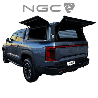 BYD Shark 6 Premium Aluminium UTE Canopy with Front & Rear Glass Windows fits 2024-2027 | NGC