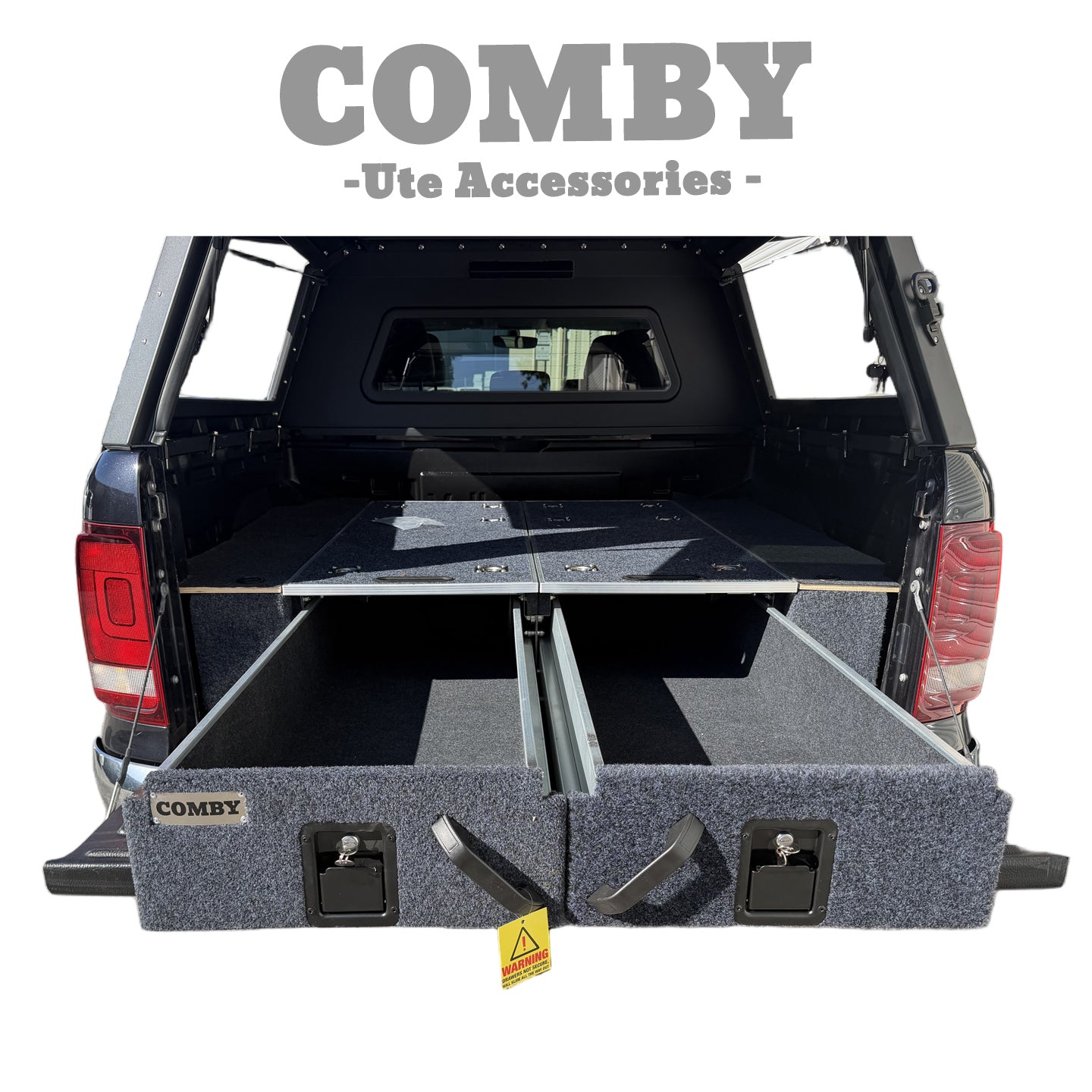 COMBY Ute Drawers Dual Top Slides 1300mm x 1000mm Wing Kits | Drawer System