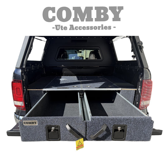 COMBY Ute Drawers Dual Top Slides 1300mm x 1000mm Wing Kits | Drawer System