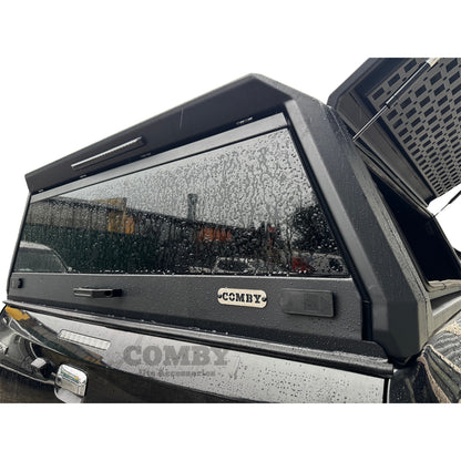 Ford Ranger COMBY PRO Aluminium UTE Canopy with Front and Rear Glass windows fits 2022+