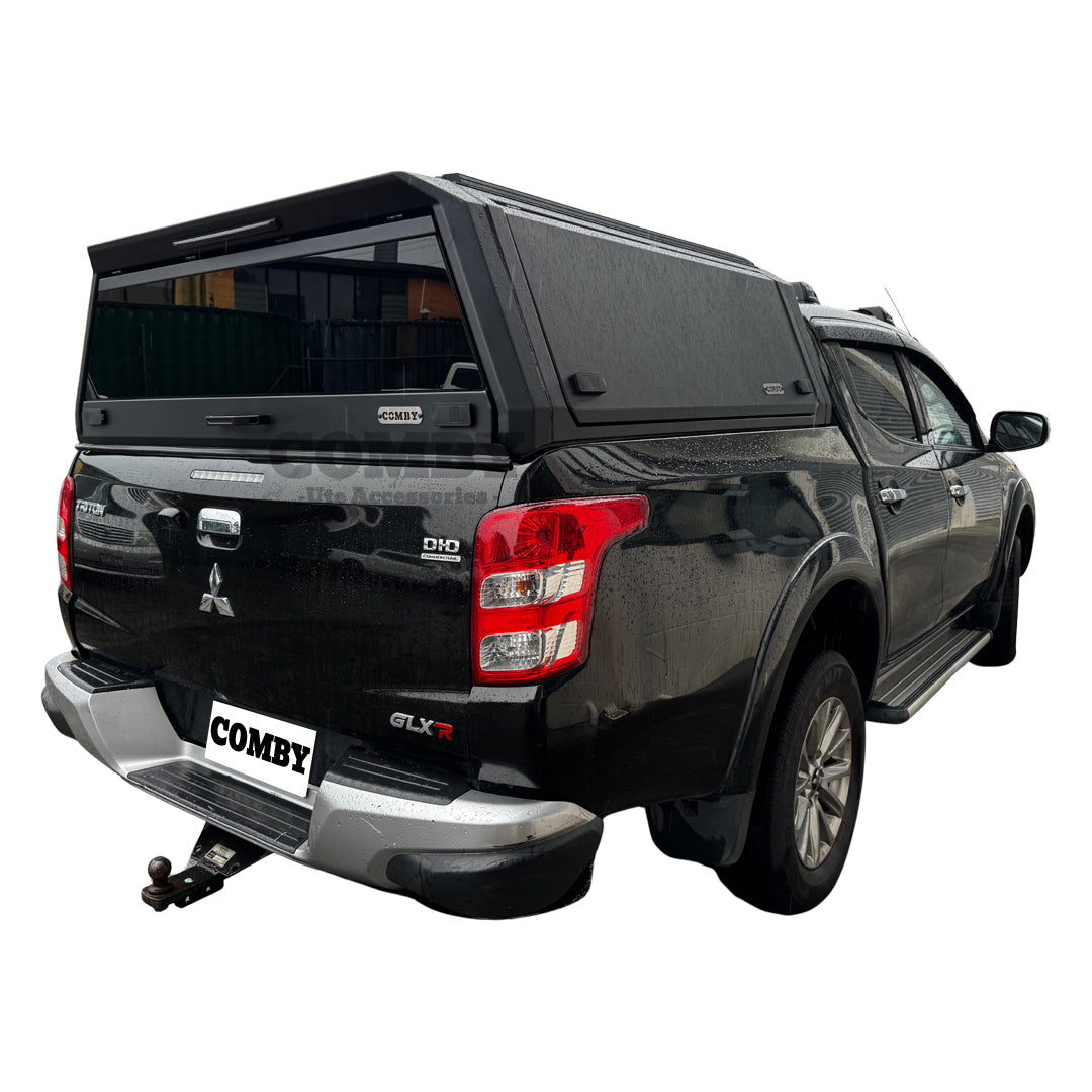 Ford Ranger COMBY PRO Aluminium UTE Canopy with Front and Rear Glass windows fits 2022+