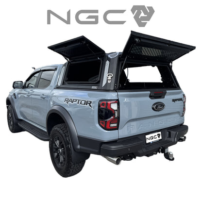 Next Gen Ford Ranger Premium Aluminium UTE Canopy with Front & Rear Glass Windows fits 2022-2027 | NGC