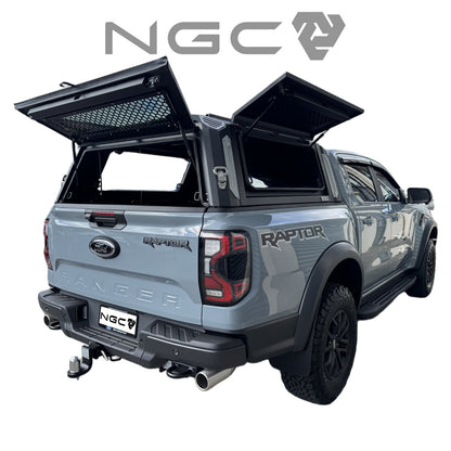 Next Gen Ford Ranger Premium Aluminium UTE Canopy with Front & Rear Glass Windows fits 2022-2027 | NGC