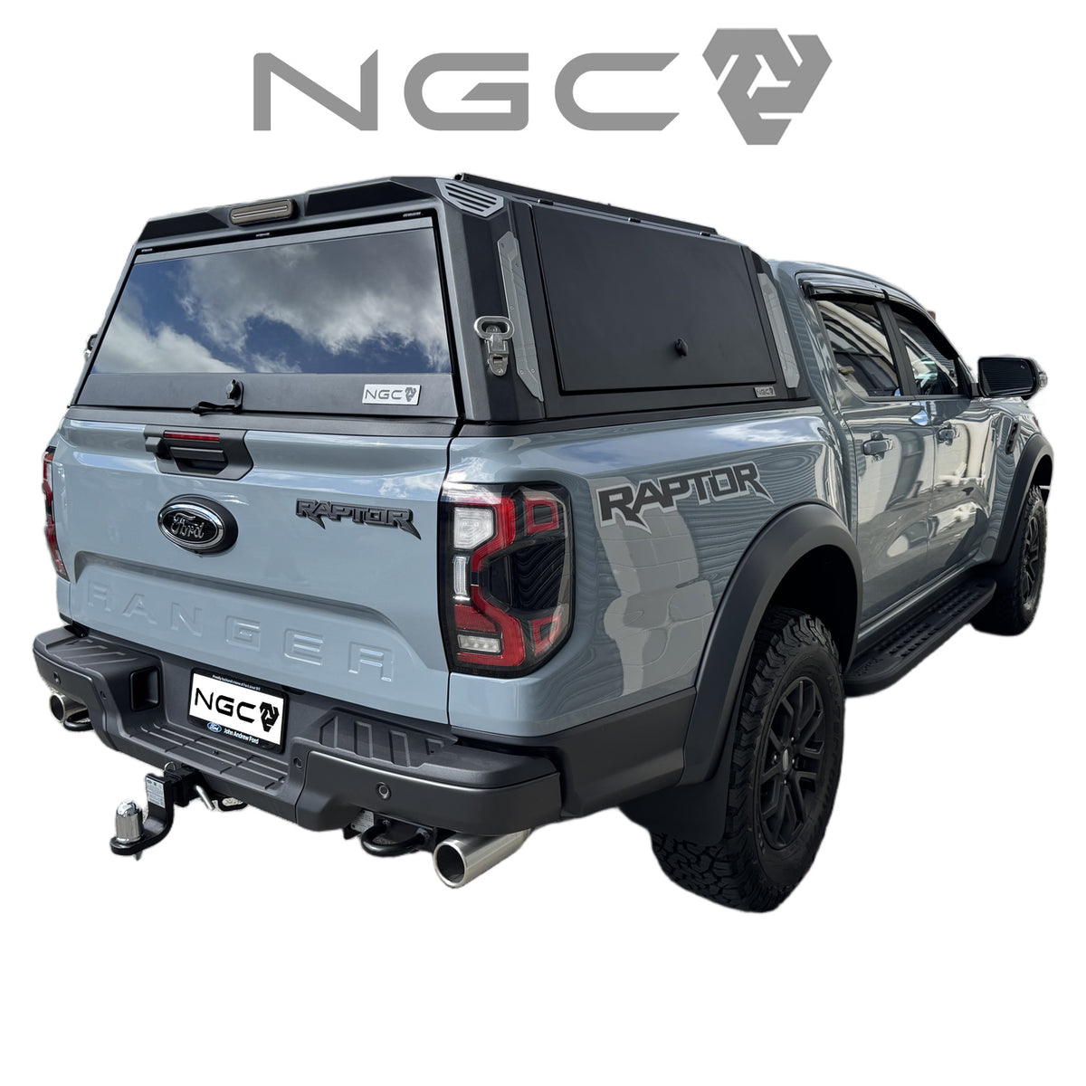 Next Gen Ford Ranger Premium Aluminium UTE Canopy with Front & Rear Glass Windows fits 2022-2027 | NGC