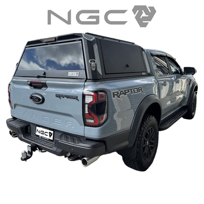 Next Gen Ford Ranger Premium Aluminium UTE Canopy with Front & Rear Glass Windows fits 2022-2027 | NGC