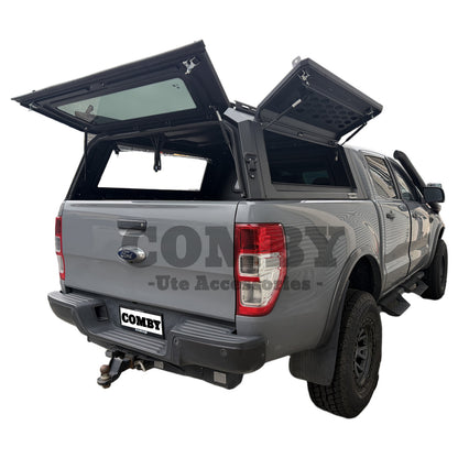Ford Ranger PX3 Aluminium Canopy with Front & Rear Glass windows fits 2018-2022 | COMBY V2