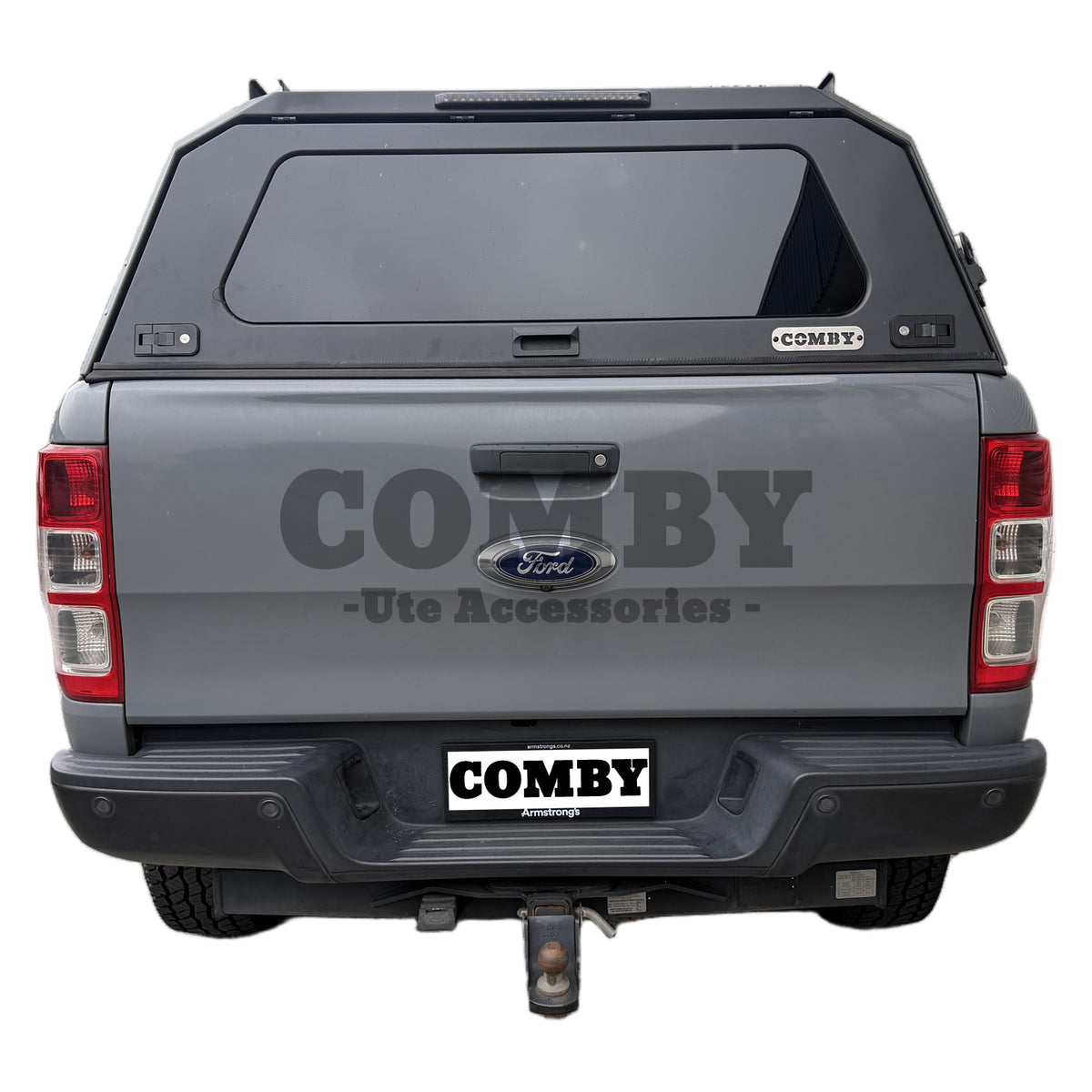 Ford Ranger PX3 Aluminium Canopy with Front & Rear Glass windows fits 2018-2022 | COMBY V2