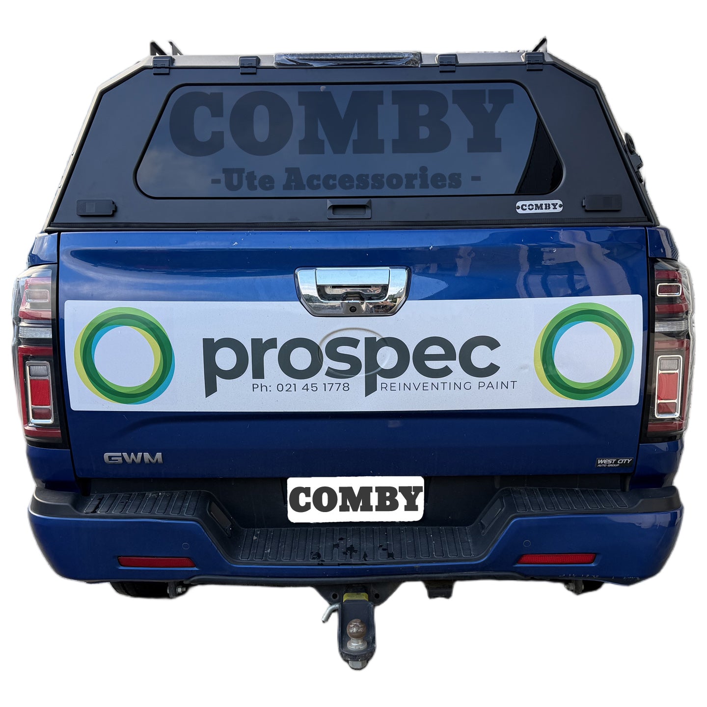 GWM Cannon COMBY Aluminium UTE Canopy with Front & Rear Glass Windows fits 2020-2026 (Recovery Board Side Panels)