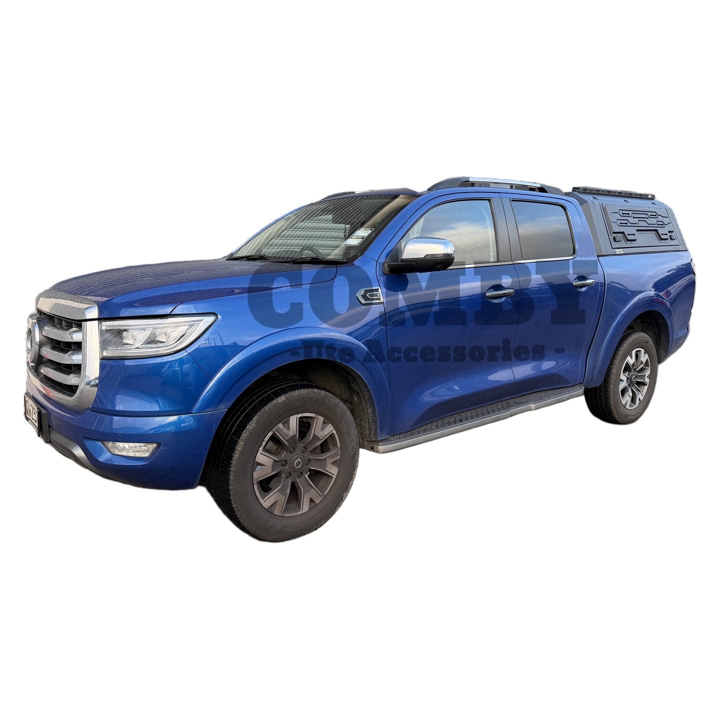GWM Cannon COMBY Aluminium UTE Canopy with Front & Rear Glass Windows fits 2020-2026 (Recovery Board Side Panels)