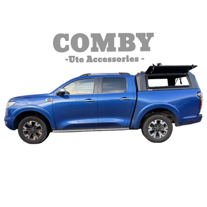 GWM Cannon COMBY Aluminium UTE Canopy with Front & Rear Glass Windows fits 2020-2026 (Recovery Board Side Panels)