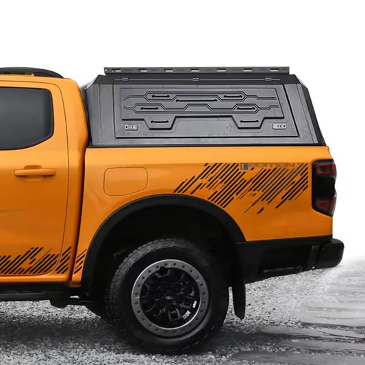Ford Ranger Aluminium Canopy with Solid Panels fits 2015-2021 (Recovery Board Side Panels)