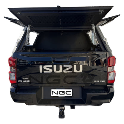 Isuzu D-Max RT RG Aluminium UTE Canopy with Solid Panels fits 2012-2026 | NGC