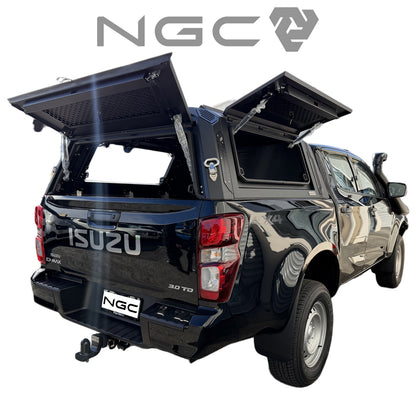 Isuzu D-Max RT RG Aluminium UTE Canopy with Solid Panels fits 2012-2026 | NGC