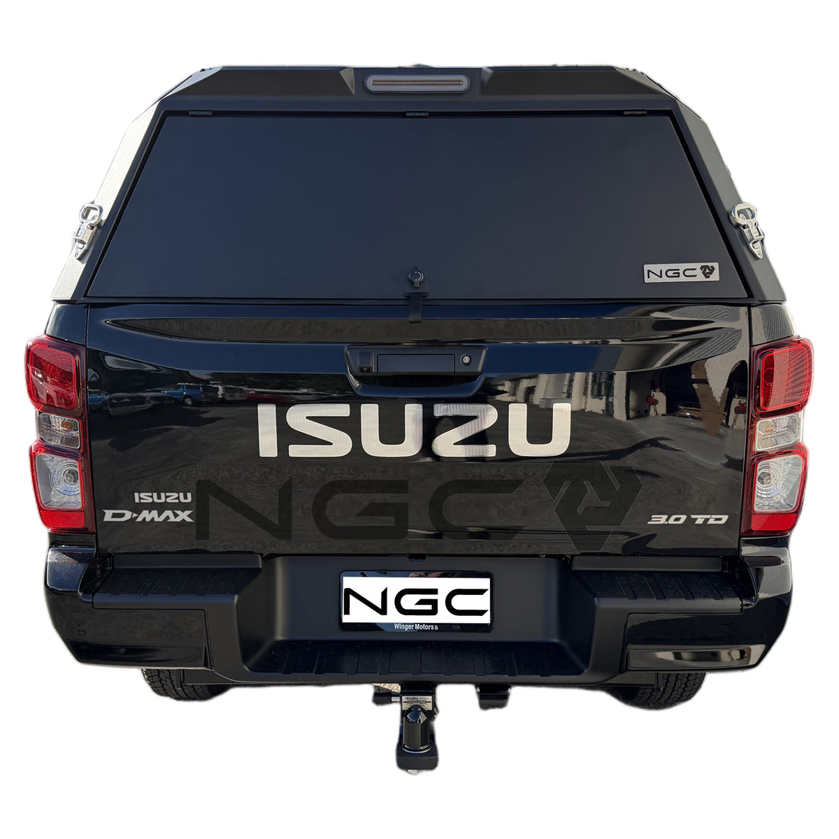 Isuzu D-Max RT RG Aluminium UTE Canopy with Solid Panels fits 2012-2026 | NGC