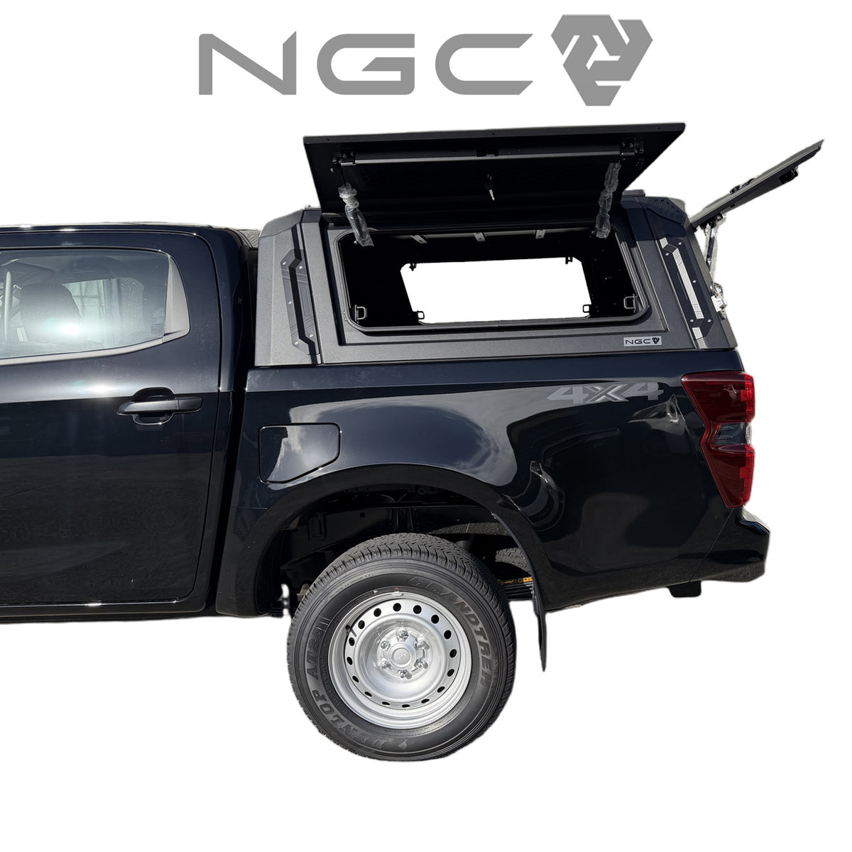 Isuzu D-Max RT RG Aluminium UTE Canopy with Solid Panels fits 2012-2026 | NGC