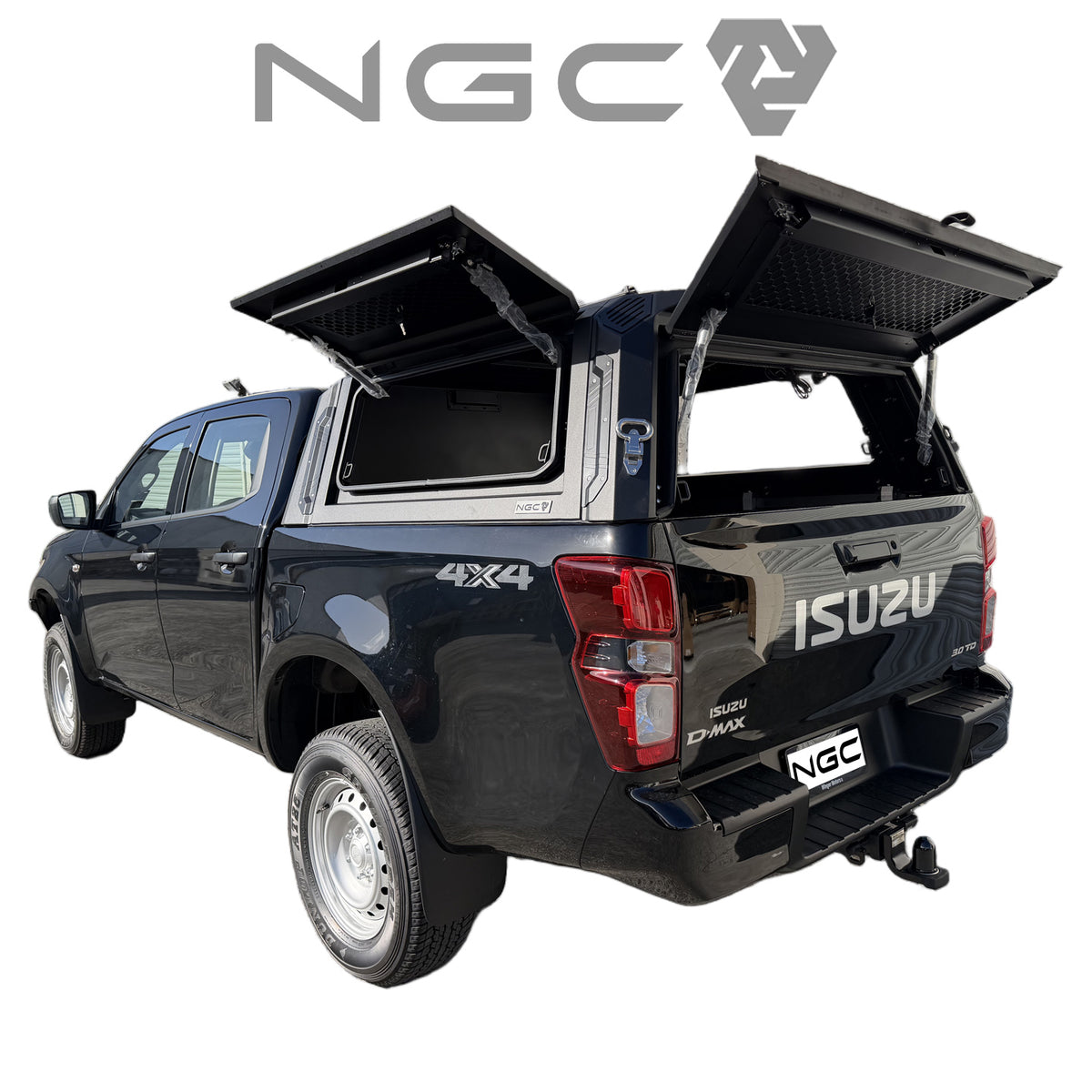 Isuzu D-Max RT RG Aluminium UTE Canopy with Solid Panels fits 2012-2026 | NGC