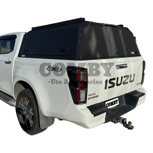 Isuzu D-Max COMBY Aluminium UTE Canopy with Solid Panels fits 2021+
