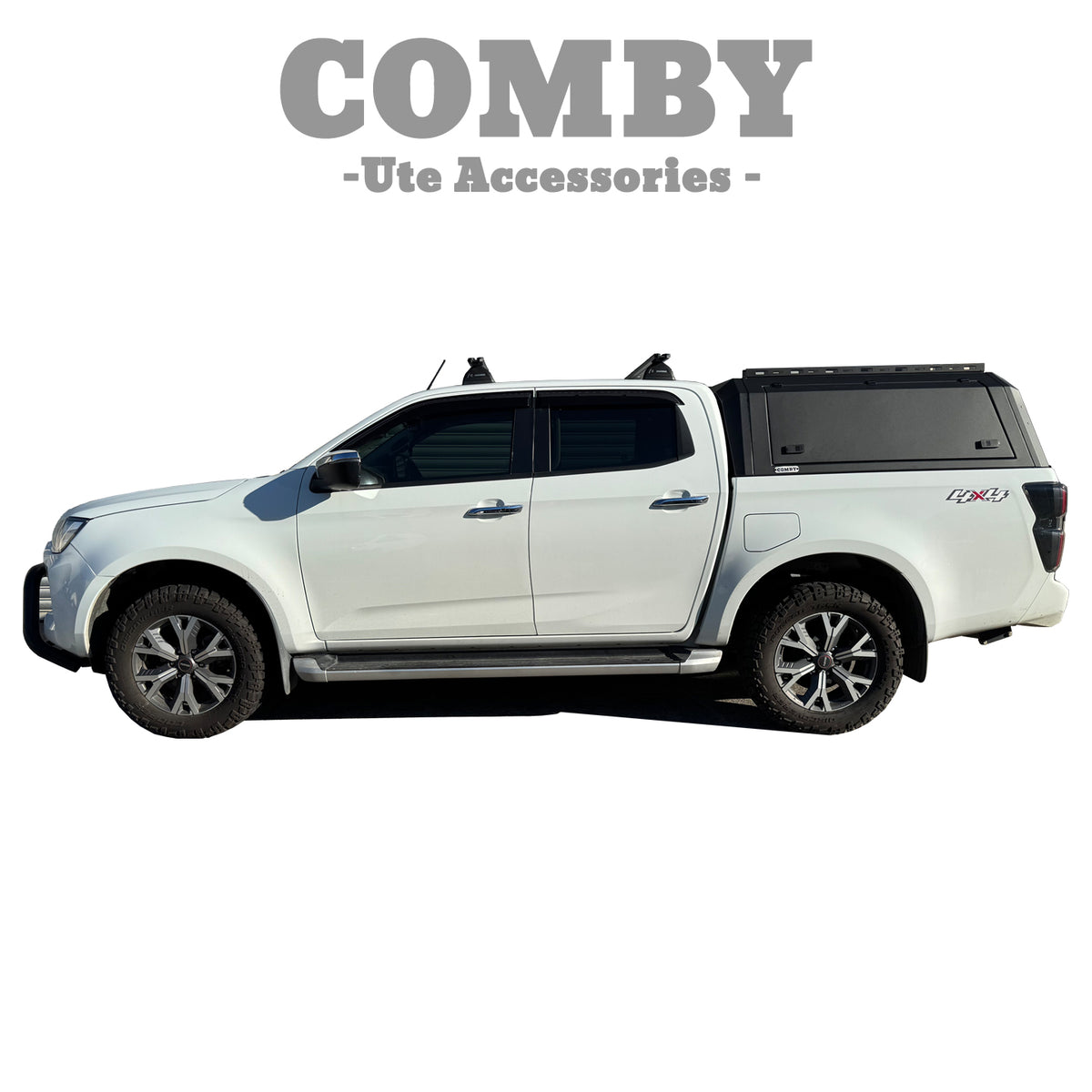 Isuzu D-Max COMBY Aluminium UTE Canopy with Solid Panels fits 2012-2021