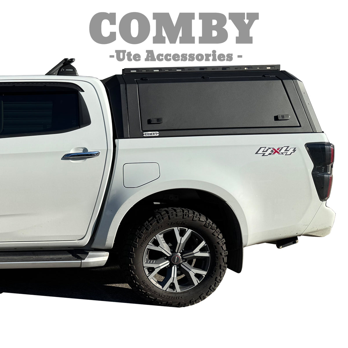 Isuzu D-Max COMBY Aluminium UTE Canopy with Solid Panels fits 2012-2021