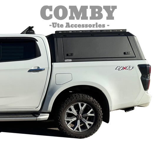 Isuzu D-Max COMBY Aluminium UTE Canopy with Solid Panels fits 2012-2021