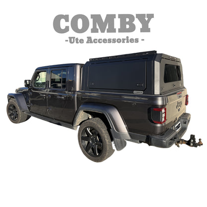 Jeep Gladiator COMBY V2 Aluminium UTE Canopy with Front and Rear Glass Windows fits 2020-2026
