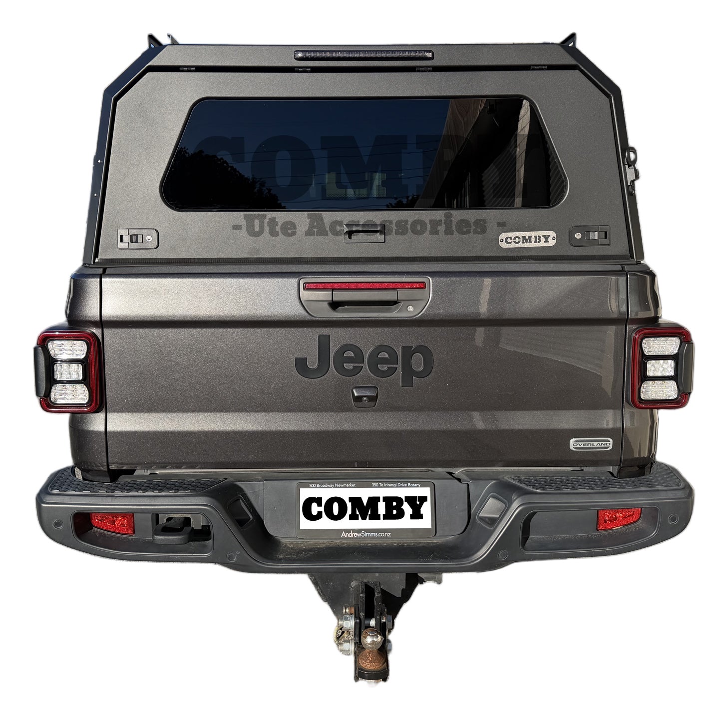 Jeep Gladiator COMBY V2 Aluminium UTE Canopy with Front and Rear Glass Windows fits 2020-2026