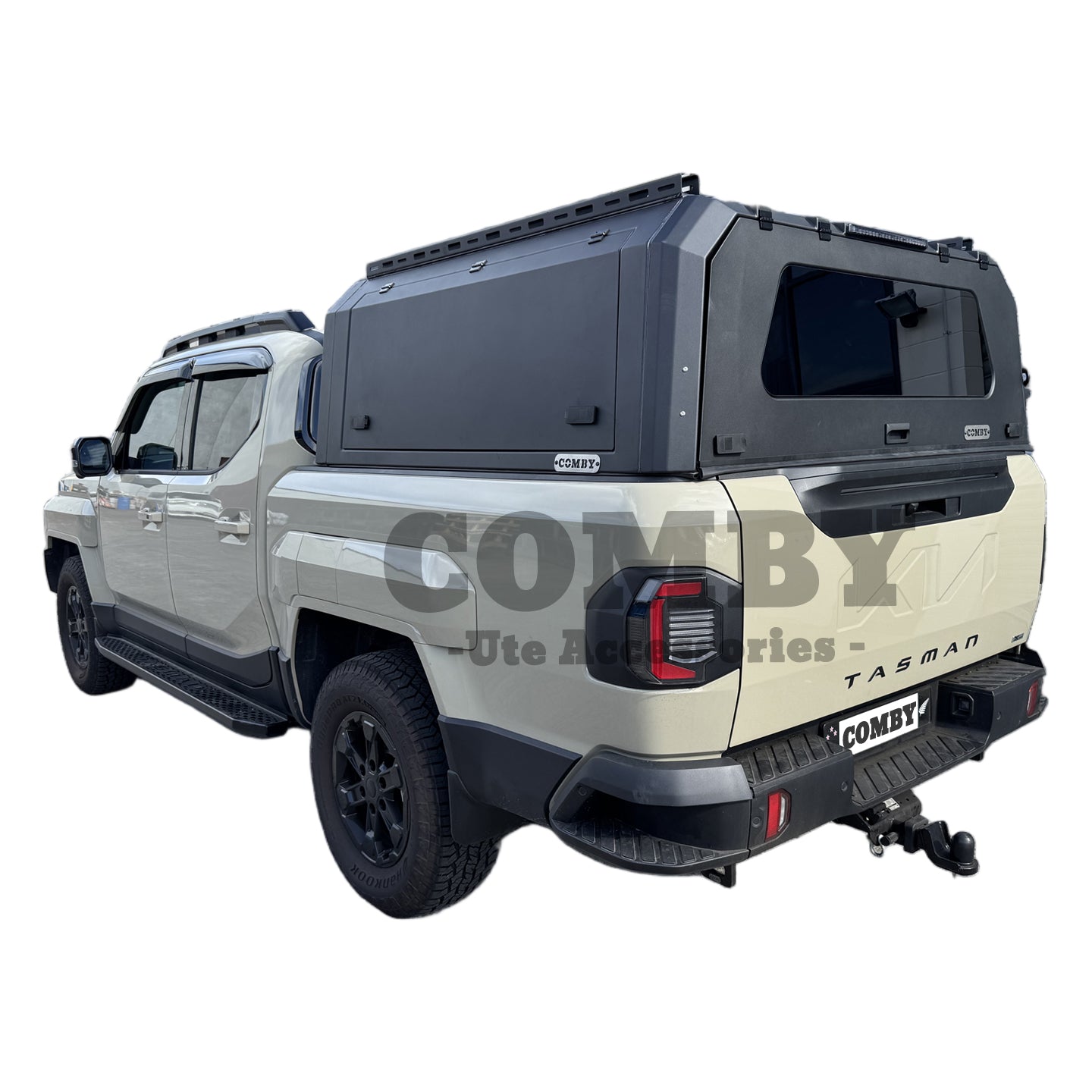 Kia Tasman COMBY Aluminium UTE Canopy with Front & Rear Glass Windows fits 2025-2026