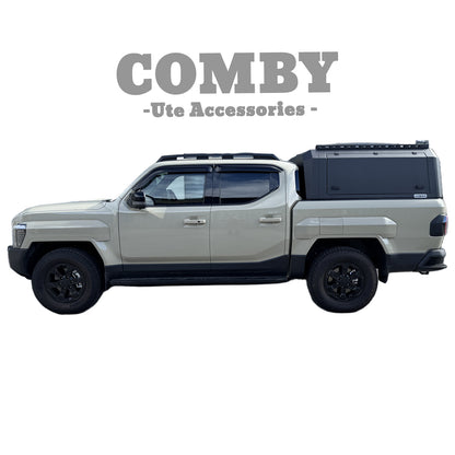 Kia Tasman COMBY Aluminium UTE Canopy with Front & Rear Glass Windows fits 2025-2026