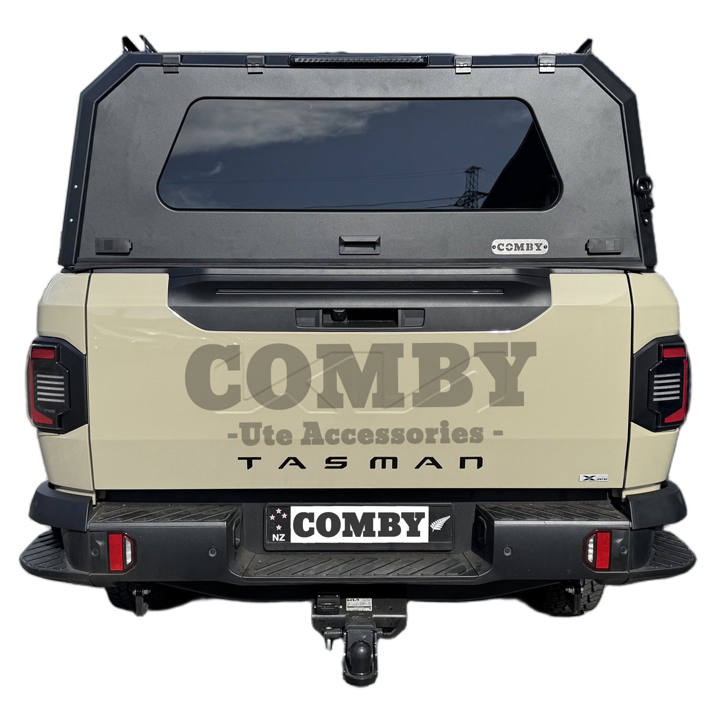 Kia Tasman COMBY Aluminium UTE Canopy with Front & Rear Glass Windows fits 2025-2026