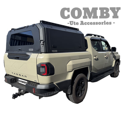Kia Tasman COMBY Aluminium UTE Canopy with Front & Rear Glass Windows fits 2025-2026
