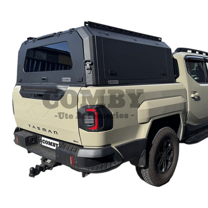 Kia Tasman COMBY Aluminium UTE Canopy with Front & Rear Glass Windows fits 2025-2026