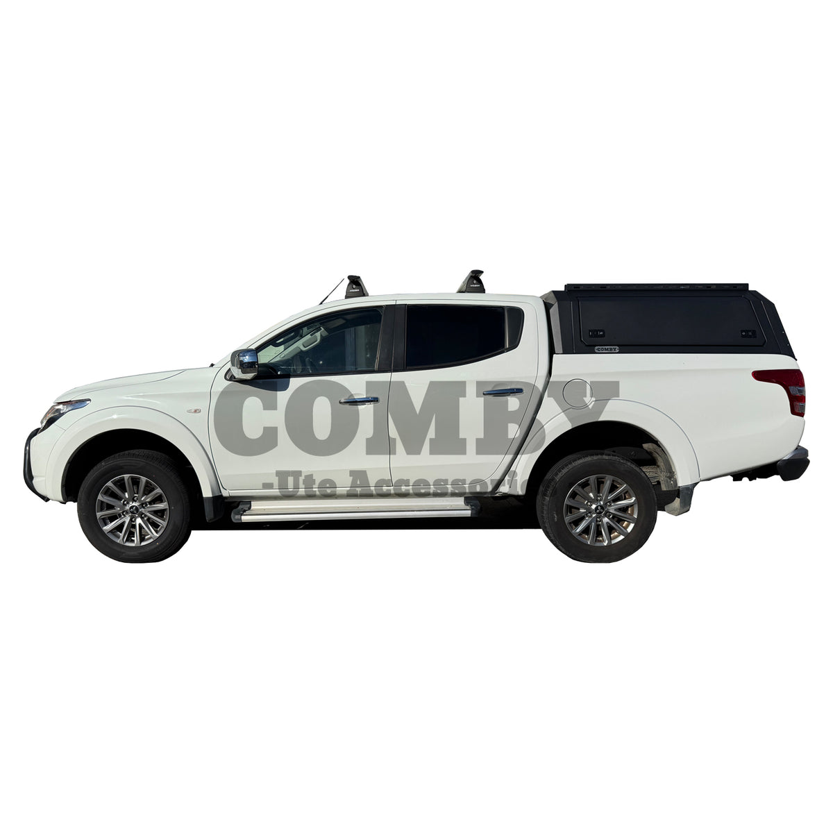 Mitsubishi Triton MR MQ Aluminium Canopy with Front & Rear Glass windows fits 2015-2024 | COMBY V2