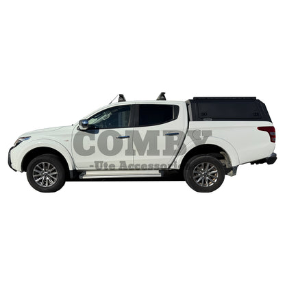 Mitsubishi Triton MR MQ Aluminium Canopy with Front & Rear Glass windows fits 2015-2024 | COMBY V2