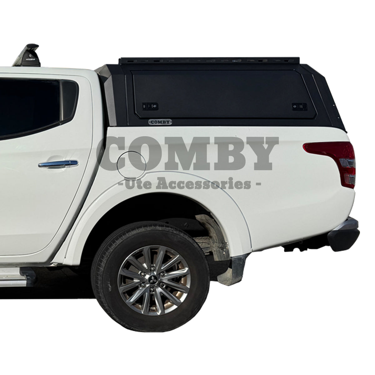 Mitsubishi Triton MR MQ Aluminium Canopy with Front & Rear Glass windows fits 2015-2024 | COMBY V2