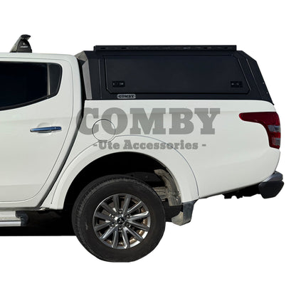 Mitsubishi Triton MR MQ Aluminium Canopy with Front & Rear Glass windows fits 2015-2024 | COMBY V2