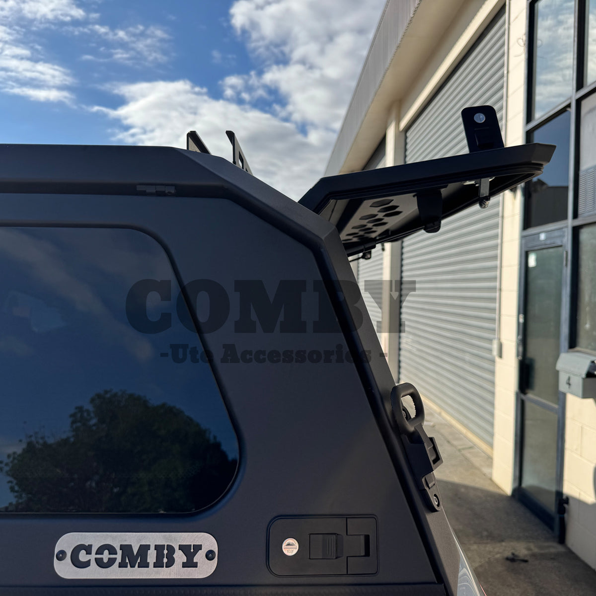 Mitsubishi Triton MR MQ Aluminium Canopy with Front & Rear Glass windows fits 2015-2024 | COMBY V2