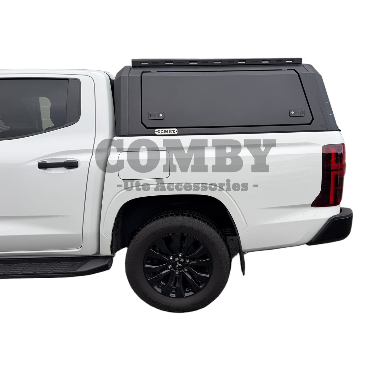 Mitsubishi Triton MV Aluminium UTE Canopy with All Solid Panels fits 2024-2027 | COMBY V2