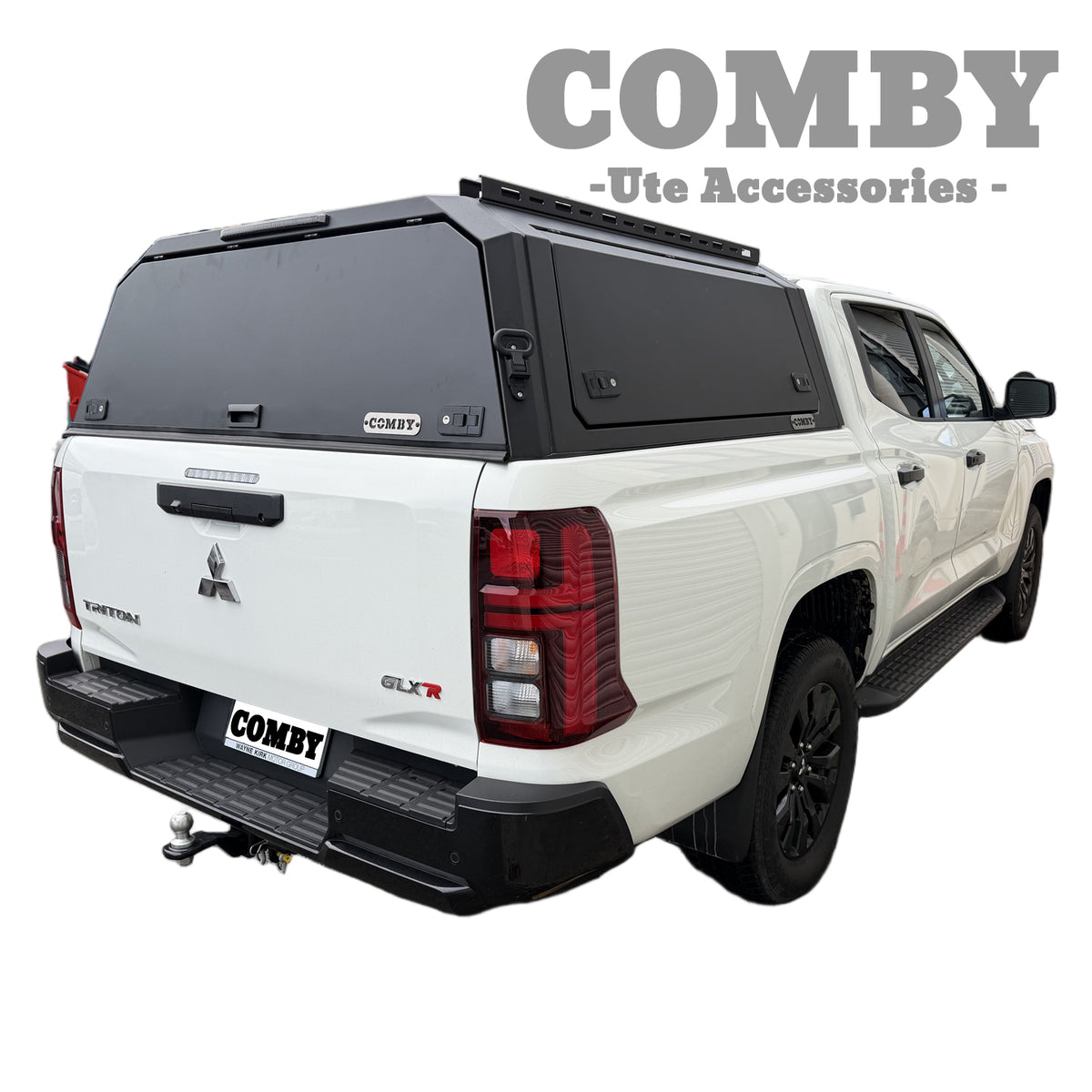 Mitsubishi Triton MV Aluminium UTE Canopy with All Solid Panels fits 2024-2027 | COMBY V2