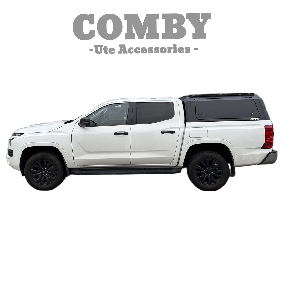Mitsubishi Triton MV Aluminium Canopy with Front & Rear Glass windows fits 2024-2027 | COMBY V2