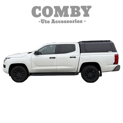 Mitsubishi Triton MV Aluminium Canopy with Front & Rear Glass windows fits 2024-2027 | COMBY V2
