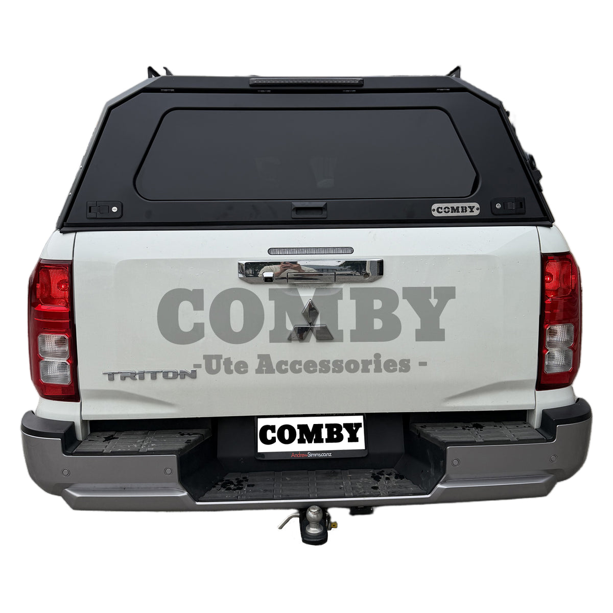 Mitsubishi Triton MV Aluminium Canopy with Front & Rear Glass windows fits 2024-2027 | COMBY V2